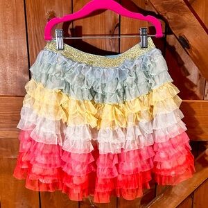 Mini Boden Rainbow tutu skirt size 9-10y
